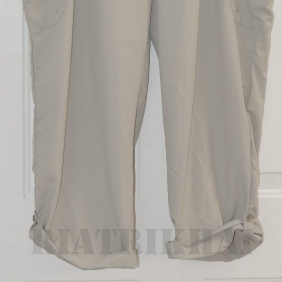 XXL GREY NWT Columbia Ladies' Roll Up Pant UPF 30 Sun Protection Cargo Pockets - Picture 3 of 9